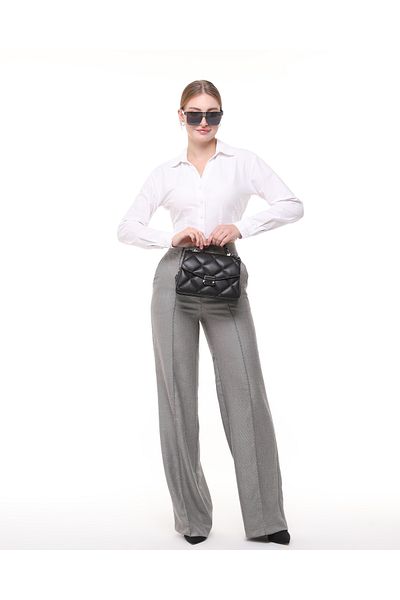 İslander melange palazzo pants