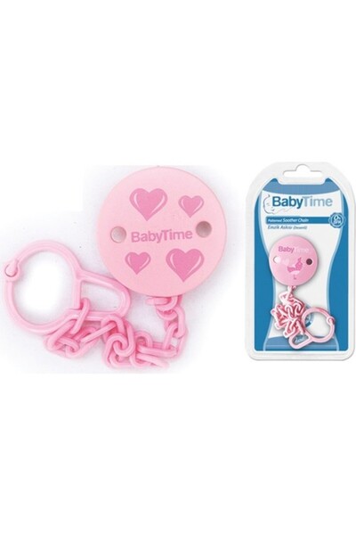 Babytime Bebe Time Desenli Emzik Askısı