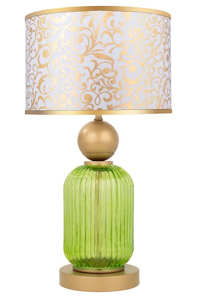 MINIMAL ETICARET VE BILGI TEKNOLOJILERI Lotus Forest Green Glass Lampshade