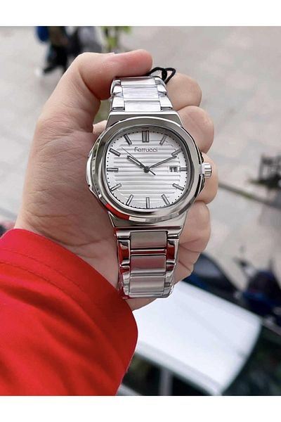 Ferrucci Men's Metal Band Wristwatch