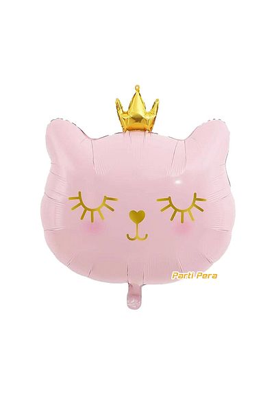 parti pera Σετ αλυσίδας με μπαλόνι γενεθλίων Pink Concept Μπαλόνι με φύλλο γάτας Μπαλόνι με φύλλο αλουμινίου