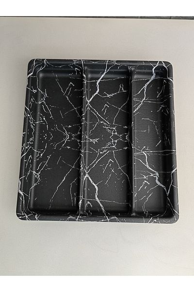 ALANYA HOME DECOR 3 ΤΟΠΟΘΕΤΗΣΕΙΣ ΜΑΥΡΟ ΜΑΡΜΑΡΟ ΣΧΕΔΙΟ ΦΑΡΟΥΝΑ/ΚΑΜΠΑΝΙΑ 37Χ34 ΕΚ.