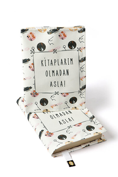 BCOVERART Kitap Kılıfı-kitaplarım Olmadan Asla