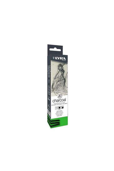 LYRA Thin Charcoal Natural Smoked 3-4 mm Pack of 15