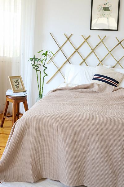 Mahmi Cotton Waffle Pike Single Beige 190x220 Cm