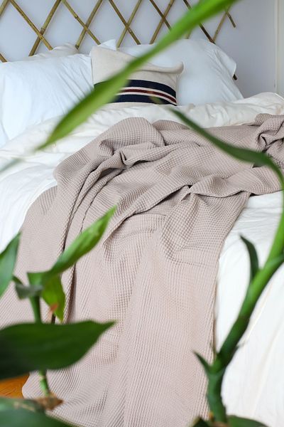Mahmi Cotton Waffle Pike Single Beige 190x220 Cm
