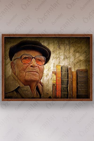 ÖZCANLAR ÇERÇEVE ДИГИТАЛЕН ПЕЧАТ НА ГЮЛТЕКИН ДЖИЗЕГЕН, СЕРИЯ „ВЕЛИКИ ХОРА ОТ НАШАТА ИСТОРИЯ“