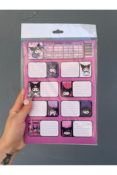 Planet Butik Kuromi Book and Notebook Sticker