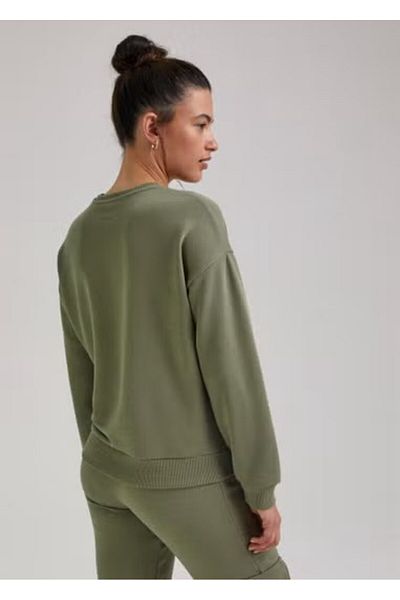 Kübra Tekstil 2531 Khaki Women's Sweatshirt