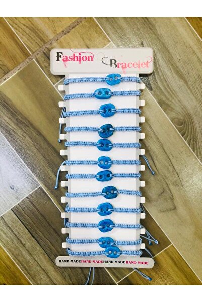 Newa Jewellry Macrame String Syriac Evil Eye Beaded Elevator Bracelet