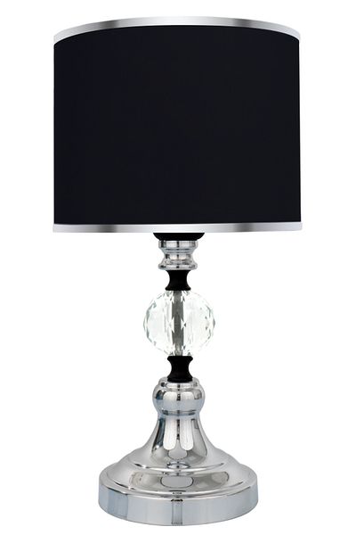 MINIMAL ETICARET VE BILGI TEKNOLOJILERI Omega Crystal Silver Chrome Mini Lampshade