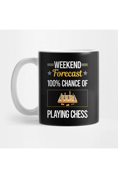 Pixxa Weekend Weather: Chess Mug Cup