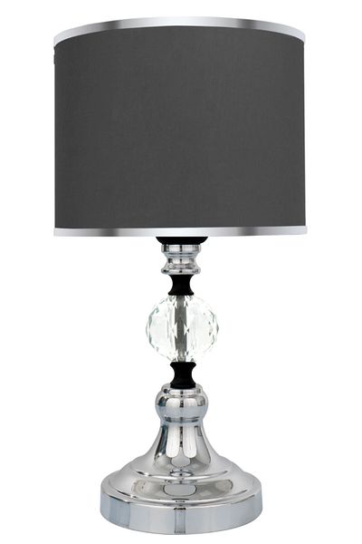 MINIMAL ETICARET VE BILGI TEKNOLOJILERI Omega Crystal Silver Chrome Mini Lampshade