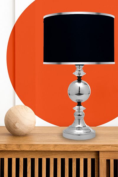 MINIMAL ETICARET VE BILGI TEKNOLOJILERI Omega Silver Chrome Lampshade