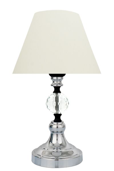MINIMAL ETICARET VE BILGI TEKNOLOJILERI Omega Crystal Silver Chrome Cone Mini Lampshade