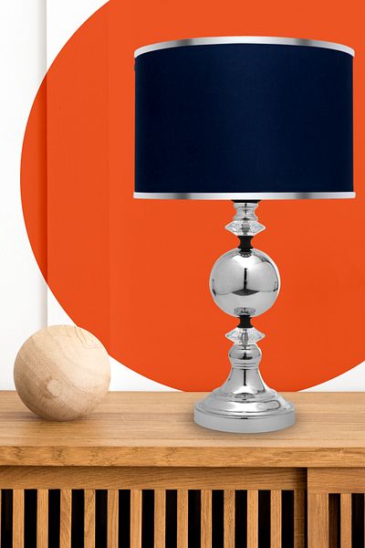 MINIMAL ETICARET VE BILGI TEKNOLOJILERI Omega Silver Chrome Lampshade