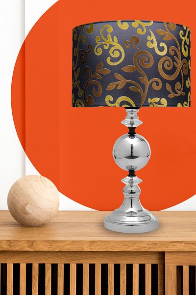 MINIMAL ETICARET VE BILGI TEKNOLOJILERI Omega Silver Chrome Lampshade