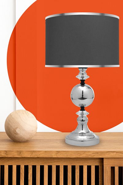 MINIMAL ETICARET VE BILGI TEKNOLOJILERI Omega Silver Chrome Lampshade
