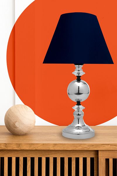 MINIMAL ETICARET VE BILGI TEKNOLOJILERI Omega Silver Chrome Lampshade