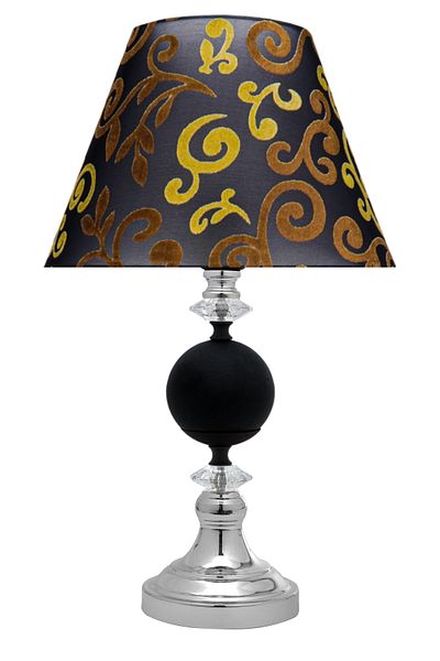 MINIMAL ETICARET VE BILGI TEKNOLOJILERI Omega Silver Black Contrast Lampshade