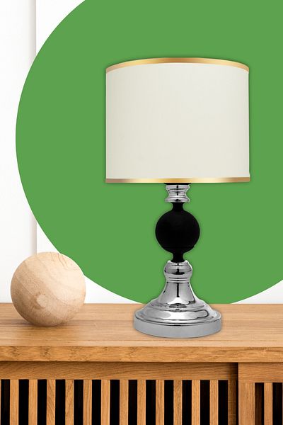 MINIMAL ETICARET VE BILGI TEKNOLOJILERI Omega Contrast Silver-black Mini Lampshade