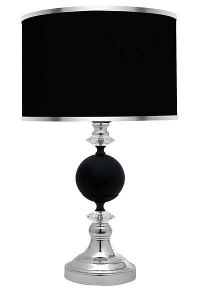 MINIMAL ETICARET VE BILGI TEKNOLOJILERI Omega Silver Black Contrast Lampshade