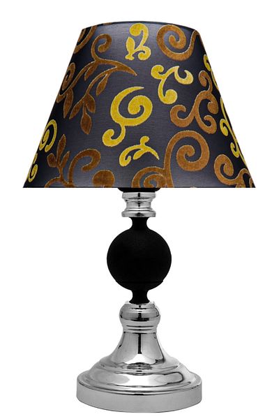 MINIMAL ETICARET VE BILGI TEKNOLOJILERI Omega Contrast Silver-black Cone Mini Lampshade