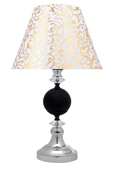 MINIMAL ETICARET VE BILGI TEKNOLOJILERI Omega Silver Black Contrast Lampshade