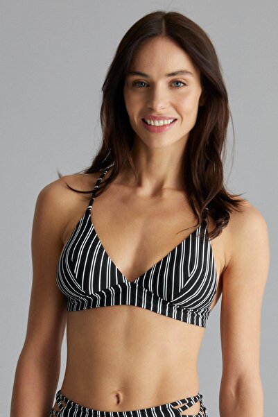 Penti Siyah Alba Bralette Bikini Üstü