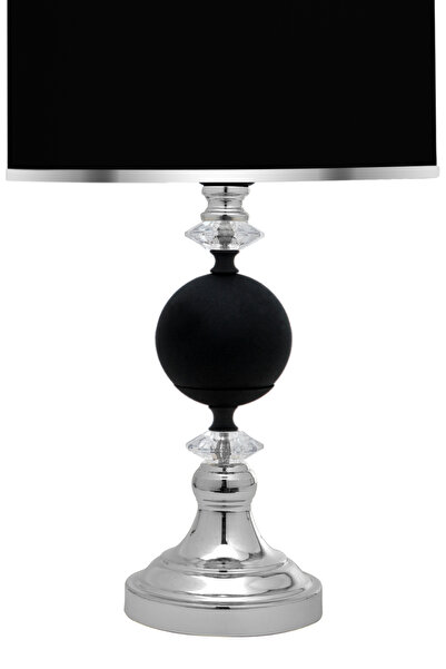 MINIMAL ETICARET VE BILGI TEKNOLOJILERI Omega Silver Black Contrast Lampshade