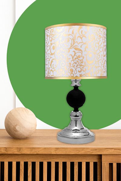 MINIMAL ETICARET VE BILGI TEKNOLOJILERI Omega Contrast Silver-black Mini Lampshade