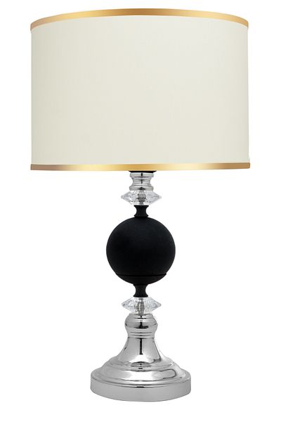 MINIMAL ETICARET VE BILGI TEKNOLOJILERI Omega Silver Black Contrast Lampshade