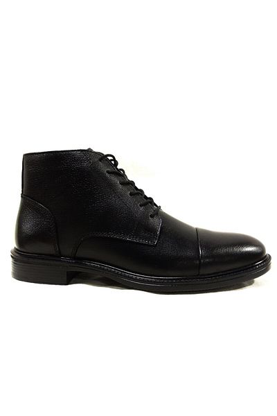 Hammer Jack Black Lace-up Zippered Anatomical Comfort Men's Boots