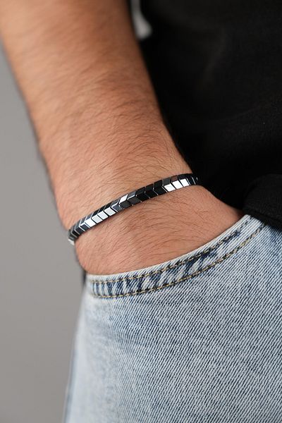 Jack Ferrero MEN'S DISCOLOUR-PROOF NATURAL STONE BRACELET EXCLUSIVE