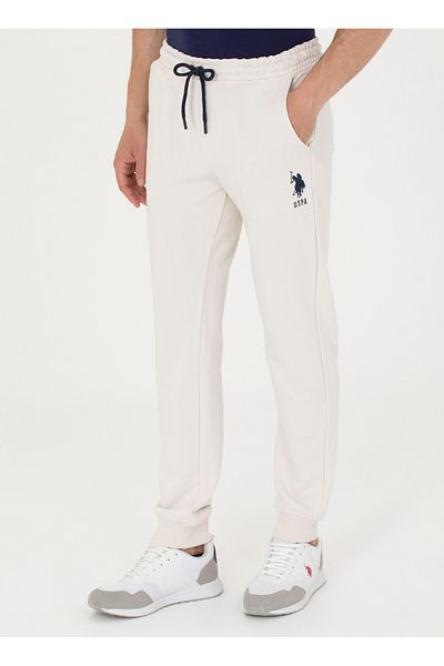 U.S. Polo Assn. Πόλο Ασν. Ανδρικό αθλητικό παντελόνι με κανονική μέση Slim Fit Stone HEROLDSK023