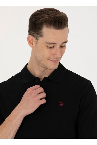 U.S. Polo Assn. BASE. Polo Assn. Polo Neck Black Men's Sweatshirt GTP01SK023