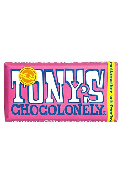 TONY'S Chocolonely Weiße Schokolade mit Himbeere und Popping Candy Chocolate ...