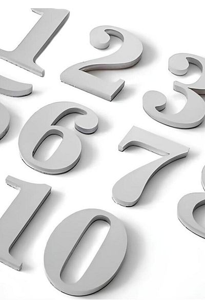 SELENA Door Numbers Mailbox Numbering Plex