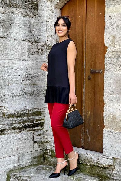 Bym Fashion Κοντό εσώρουχο με πλισέ μηδέν μανίκι 2637 Μαύρο