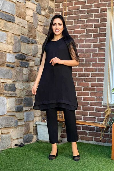 Bym Fashion Εσώρουχο Floor Look Zero Sleeve Tunic 2340 Μαύρο