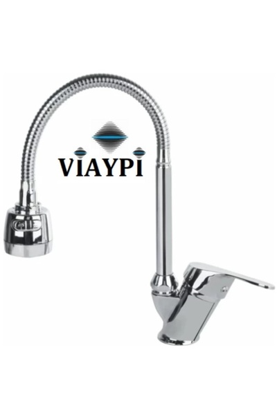 Viaypi 1.sınıf Kalite Mix Spiralli Mutfak Evye Bataryası Seti Sıcak Soğuk - 2...