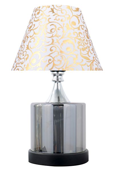 MINIMAL ETICARET VE BILGI TEKNOLOJILERI Lambent Smoked Cone Black Glass Lampshade