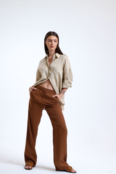 nevv LYOCELL PALAZZO PANTOLON