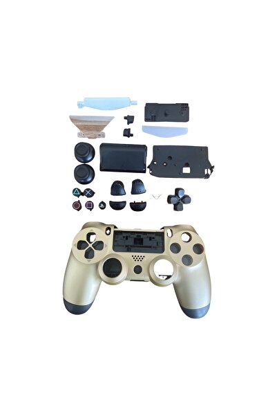 YUES Playstation 4 Uyumlu Kasa Joystick V1 Full Kasa Tuş Takımı Gold