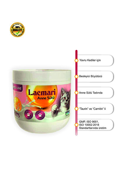 animari Lacmaricat 200 gr Yavru Kediler Için Süt Tozu