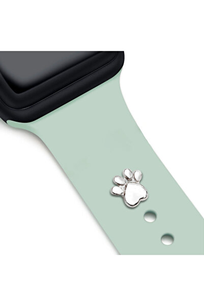 BP Tattoo Apple Watch Uyumlu Pati Figürlü Kordon Aksesuar Silver Charm