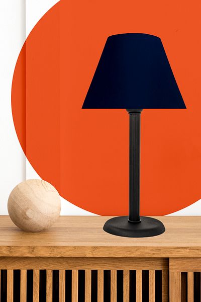 MINIMAL ETICARET VE BILGI TEKNOLOJILERI Line Andesite Black Cone Lampshade