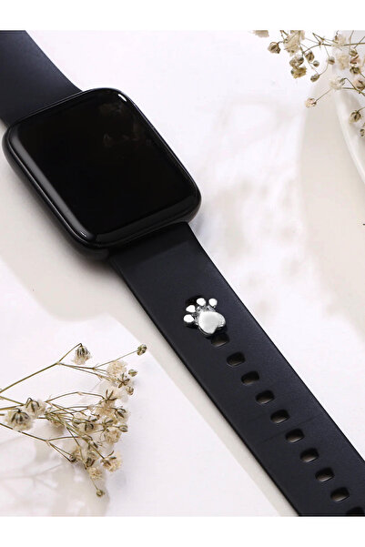 BP Tattoo Apple Watch Uyumlu Pati Figürlü Kordon Aksesuar Silver Charm