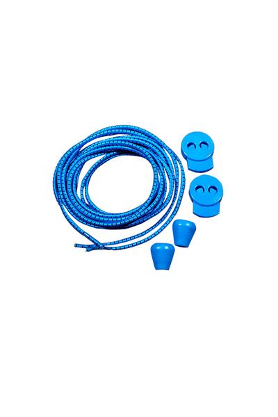 Dopar Lucky Blue Smart Locking Shoelaces Elastic Dotted Laces 100 cm
