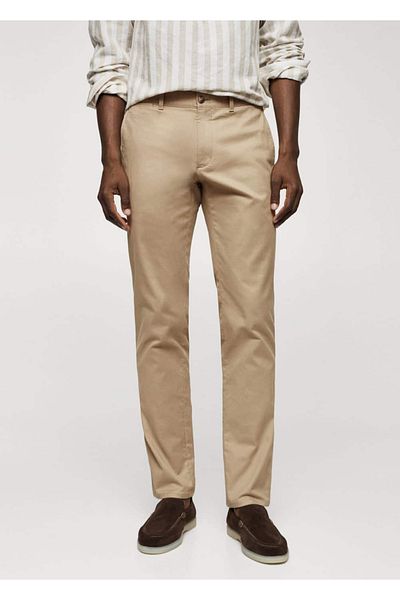 MANGO Man Slim Fit Serj Chino Trousers